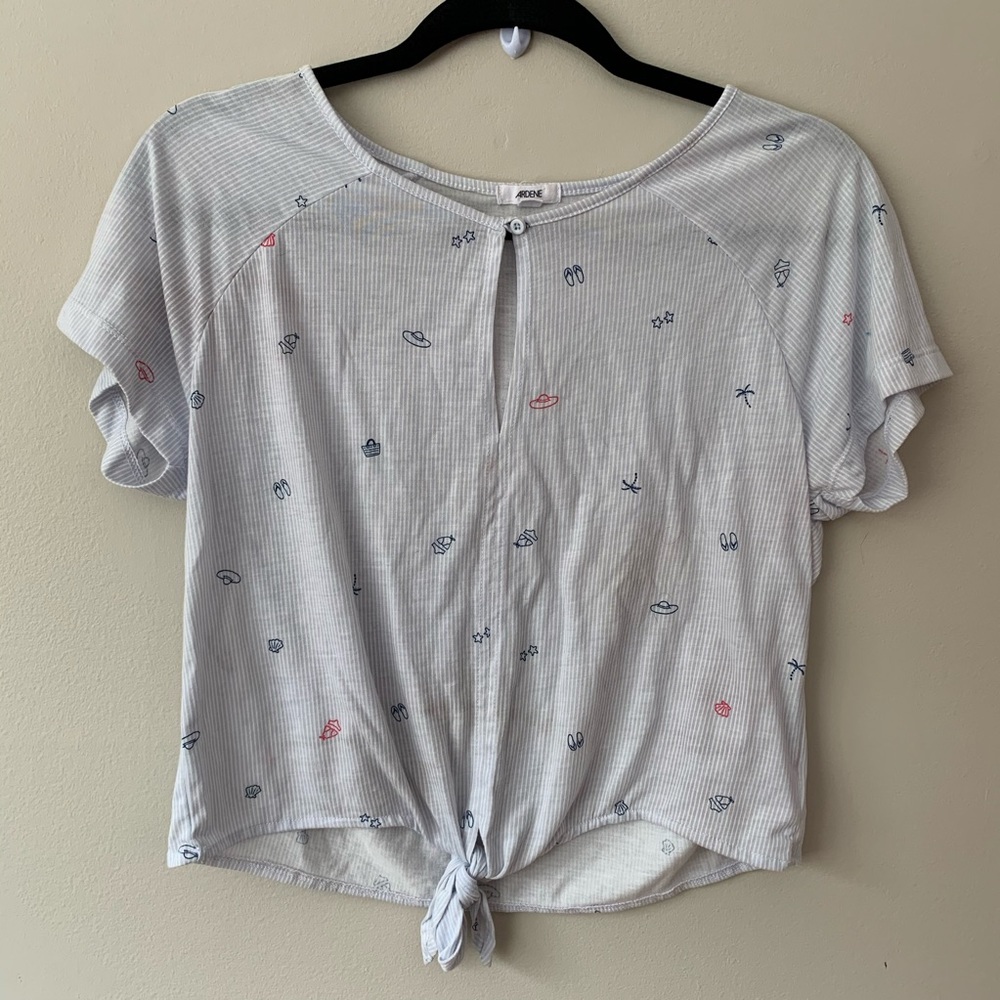 Ardene cowboy hats & flip flop tie top
